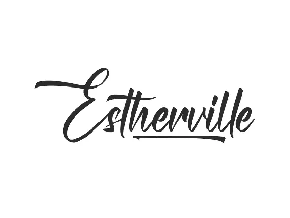 Estherville Demo font