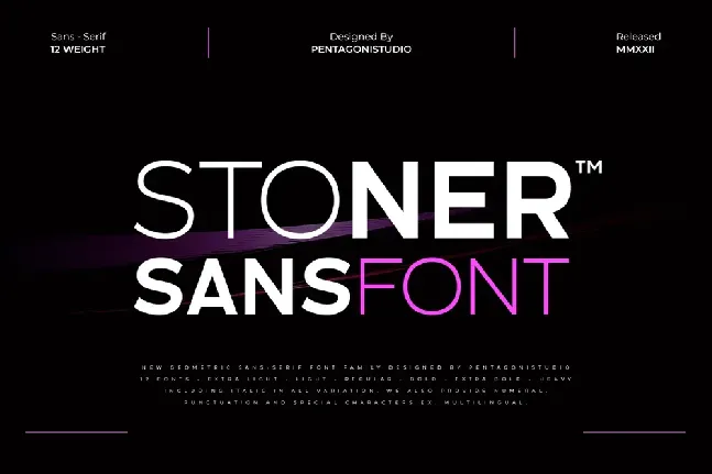 StonerDemo font