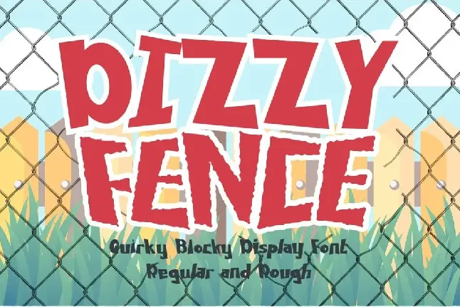 DIZZY FENCE font