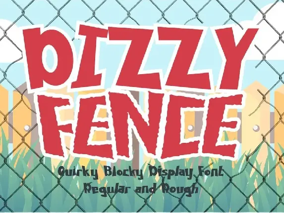 DIZZY FENCE font