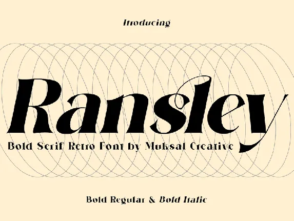 Ransley font