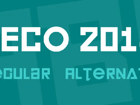 LECO 2014 font