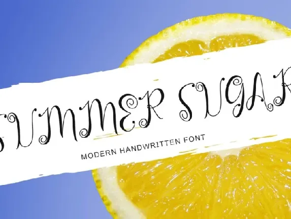 Summer Sugar font