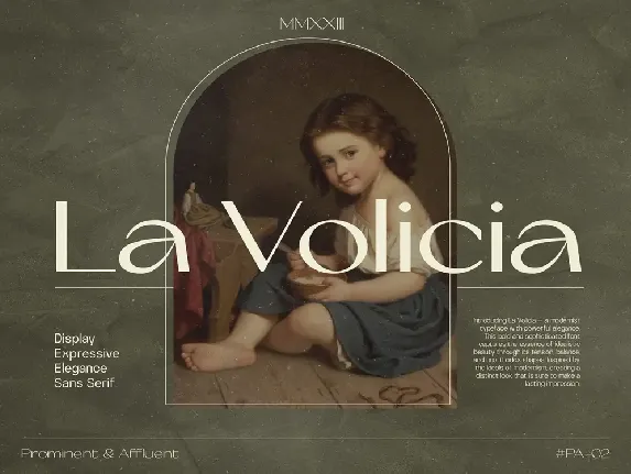 La Volicia font