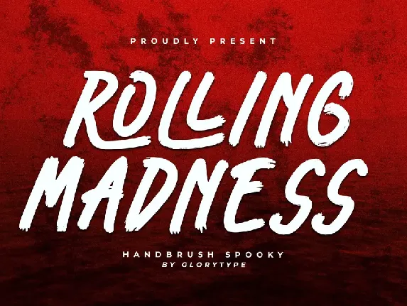 Rolling Madness font