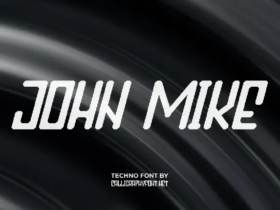 John Mike font