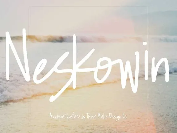 Neskowin font