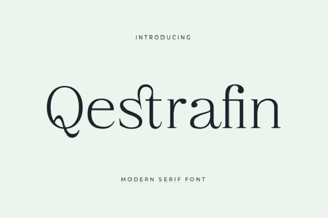 Qestrafin font