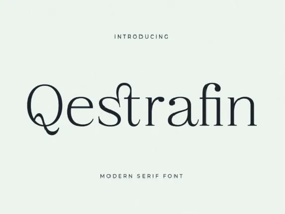 Qestrafin font