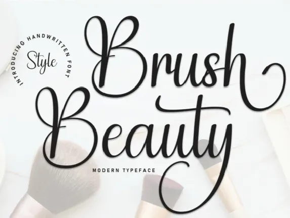 Brush Beauty Calligraphy font