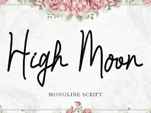 High Moon font