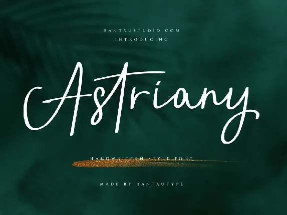 Astriany font