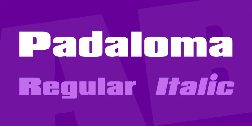 Padaloma font