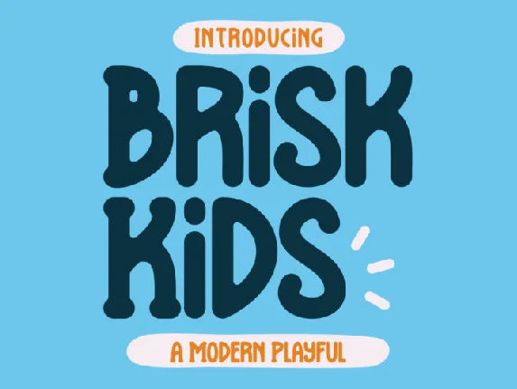 Brisk Kids font