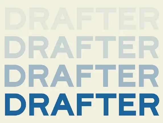 Drafter font