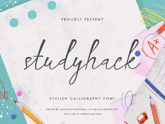 Studyhack font