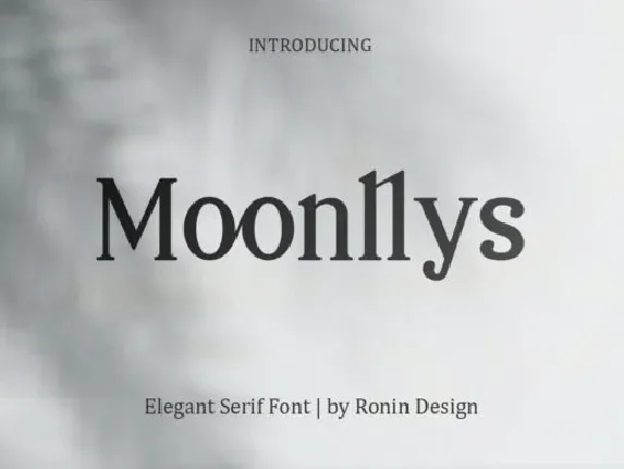 Moonllys font