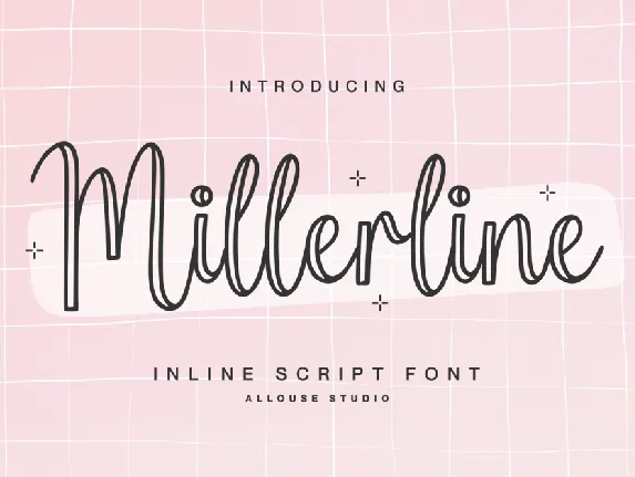 Millerline font