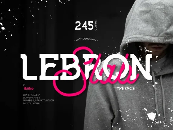 Lebron Slab Typeface font