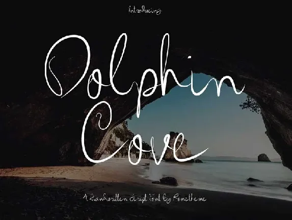 Dolphin Cove font