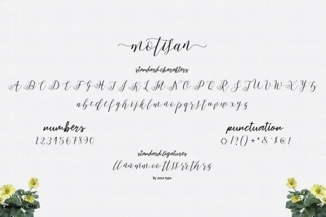 Motisan Script font