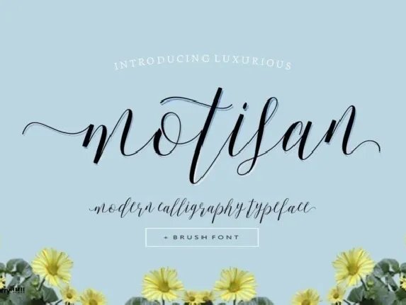 Motisan Script font