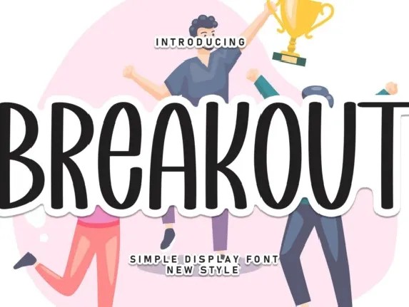 Breakout Display font