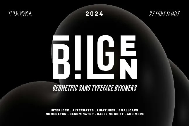 Bilgen Demo font