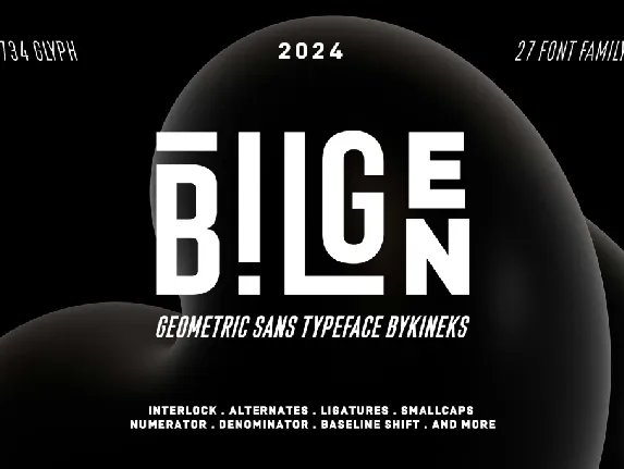 Bilgen Demo font