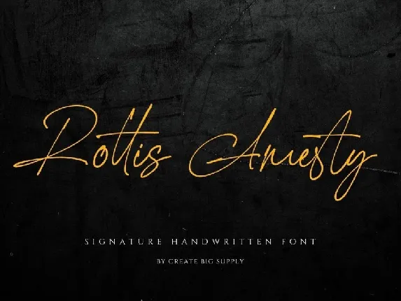 Rottis Amesty font