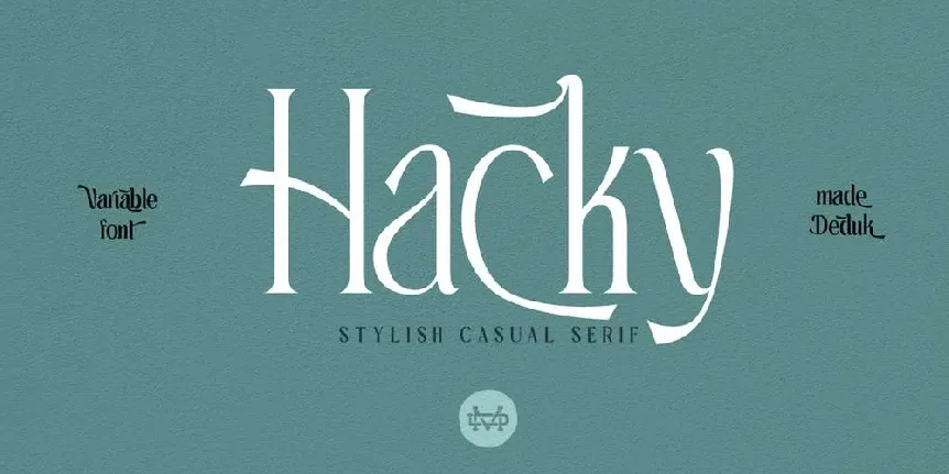 Hacky font