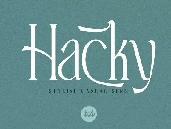 Hacky font