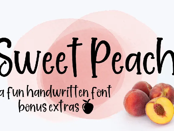 Sweet Peach font