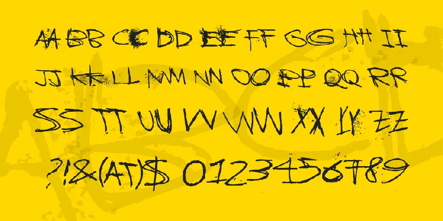 Tricky Christine font