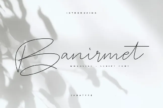 Banirmet font