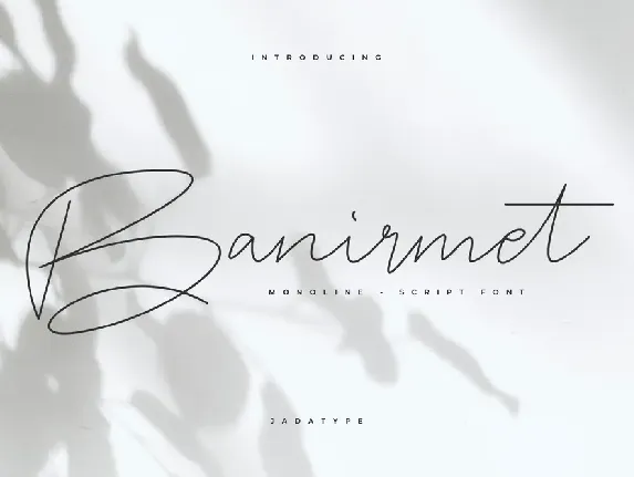 Banirmet font