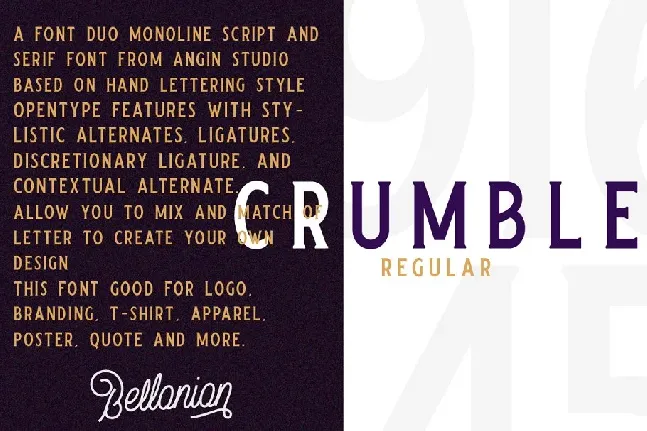 Bellonion Duo font