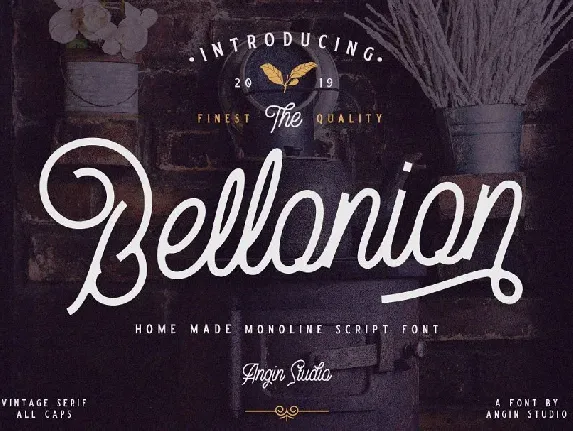 Bellonion Duo font