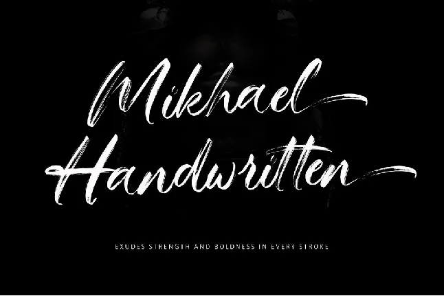 Mikhael Handwritten font