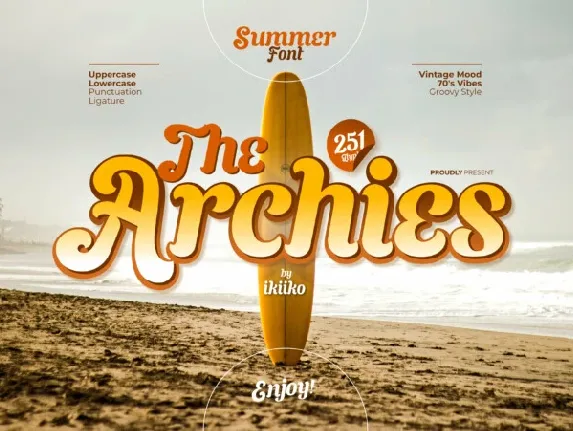 The Archies font