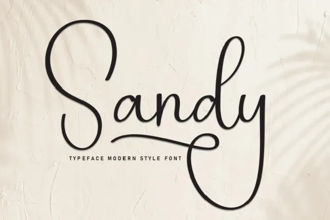 Sandy Script Typeface font