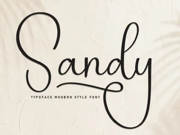 Sandy Script Typeface font