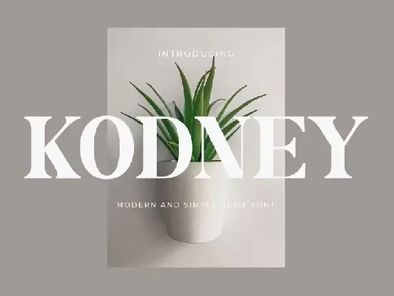 Kodney font