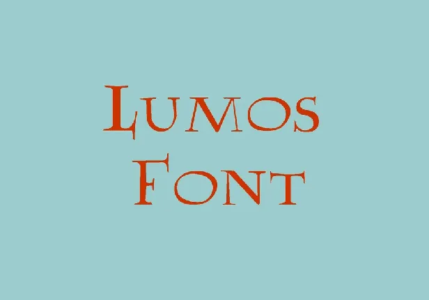 Lumos font