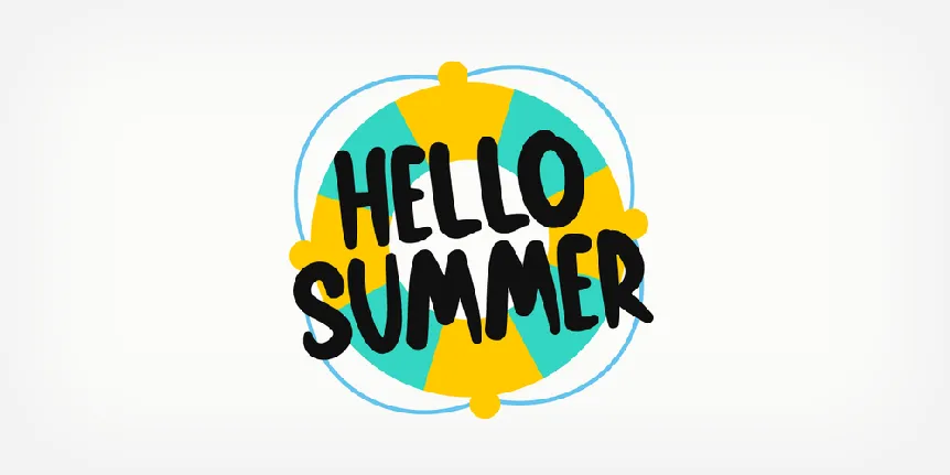 Summer Motion font