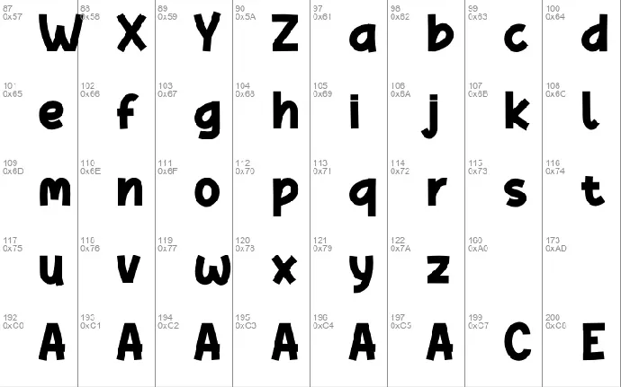 ARTHO font