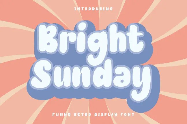 Bright Sunday font