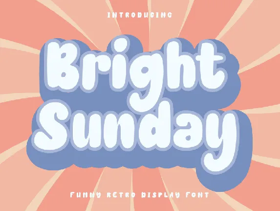 Bright Sunday font