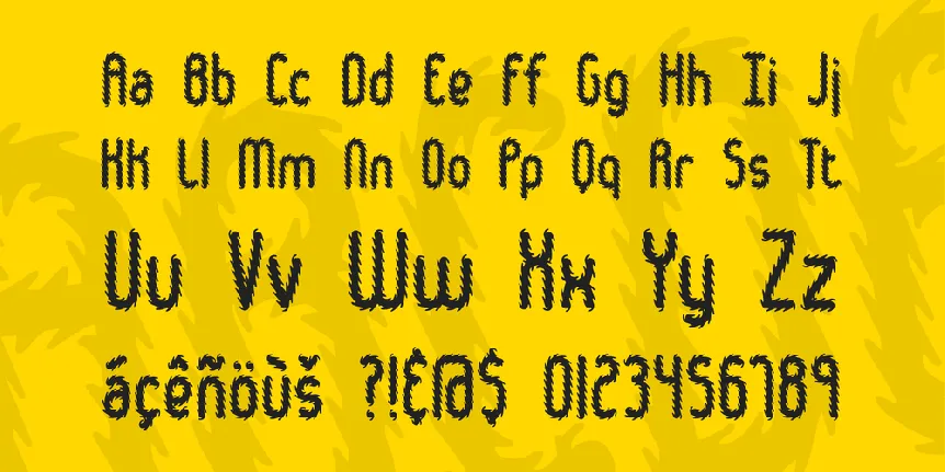 Hairball BRK font