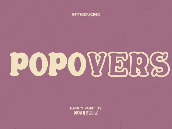 Popovers font